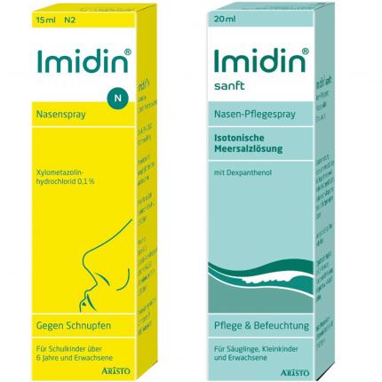 Imidin Nasenspray + Nasenpflege Set