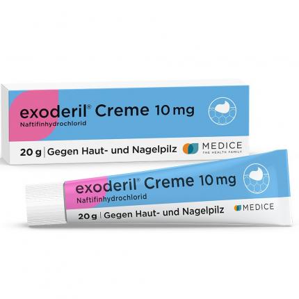 exoderil Creme bei Pilzinfektionen der Haut