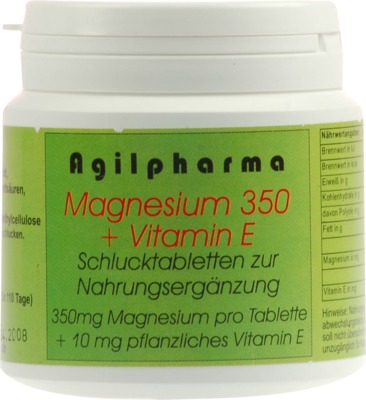 MAGNESIUM 350+Vitamin E Tabletten