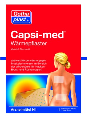 CAPSI MED Wärmepflaster 11x18 cm