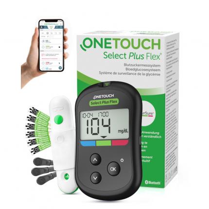 OneTouch Select Plus Flex Blutzuckermessgerät mg/dL