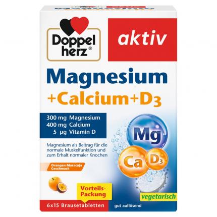 Doppelherz aktiv Magnesium + Calcium + D3