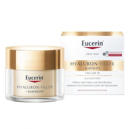 Eucerin HYALURON FILLER + ELASTICITY Anti Aging Tagespflege mit LSF 15 - 20% sparen*