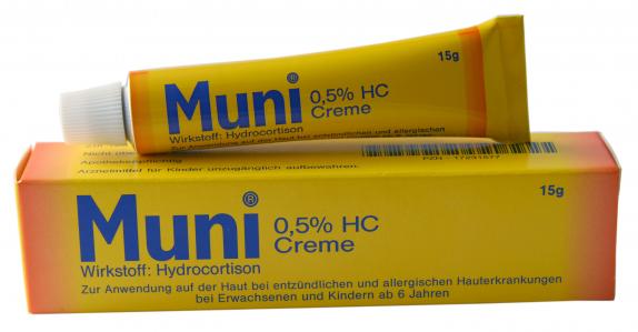 Muni 0,5 % HC Creme