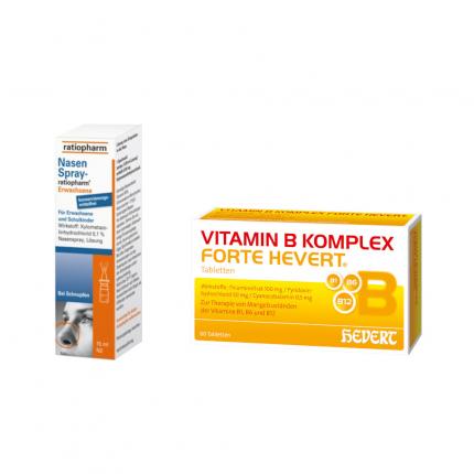 Vitamin B-Komplex &amp; Nasenspray-ratiopharm Set