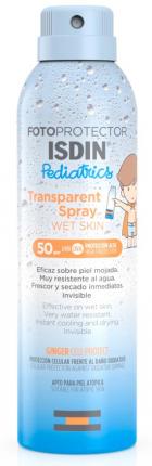 ISDIN Fotoprotector ISDIN Transparent Spray Wet Skin Pediatrics LSF 50