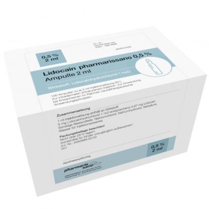 Lidocain pharmarissano 0,5% Ampulle 2 ml