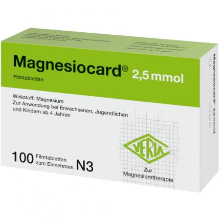 MAGNESIOCARD 2,5 mmol