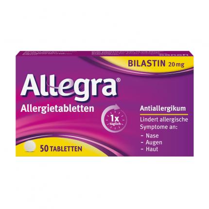 Allegra Allergietabletten - schnell bei Heuschnupfen &amp; Allergien