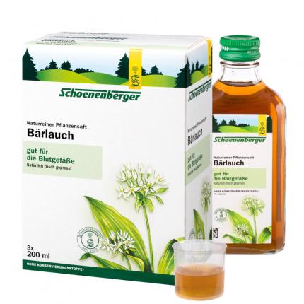 Schoenenberger Bärlauch Naturreiner Pflanzensaft