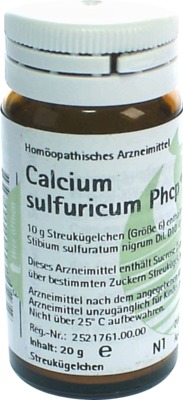 CALCIUM SULFURICUM PHCP Globuli