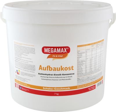 MEGAMAX Aufbaukost Schoko Pulver