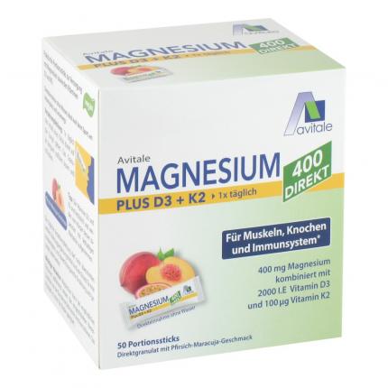 Avitale MAGNESIUM PLUS D3 + K2