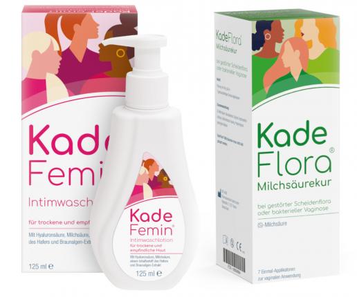 Kadeflora Milchsäurekur + Kadefemin Waschlotion Set