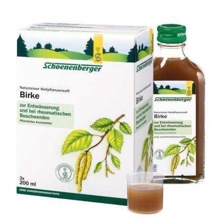 Schoenenberger Birke naturreiner Heilpflanzensaft