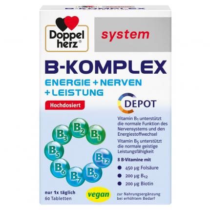 Doppelherz system B-Komplex ENERGIE + NERVEN + LEISTUNG