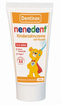 nenedent Kinderzahncreme mit Fluorid Standtube