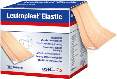 LEUKOPLAST Elastic Pflaster 4 cmx5 m Rolle