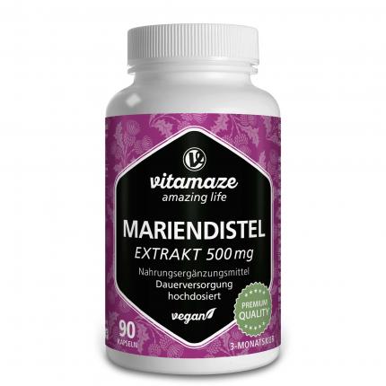 vitamaze MARIENDISTEL 500 mg Extrakt hochdosiert