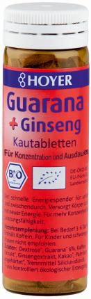 HOYER Guarana &amp; Ginseng Kautabletten