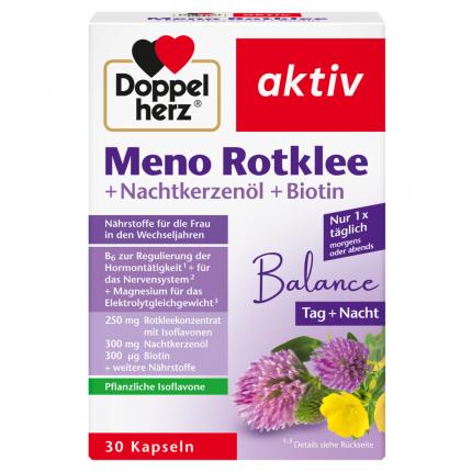 Doppelherz aktiv Meno Rotklee + Nachtkerzenöl + Biotin