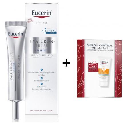 Eucerin HYALURON FILLER + 3x EFFECT AUGENPFLEGE LSF 15