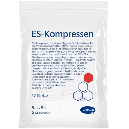 ES-KOMPRESSEN steril 5x5 cm 8fach