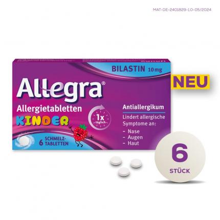 Allegra Allergietabletten KINDER 10 mg