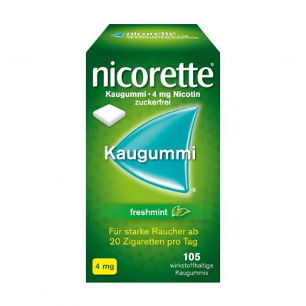 nicorette 4 mg Nikotinkaugummi freshmint -20% Cashback*
