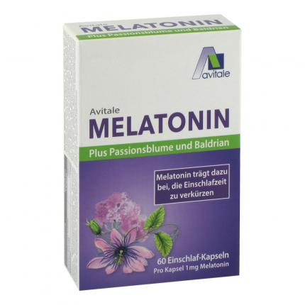 Avitale MELATONIN Plus Passionsblume und Baldrian