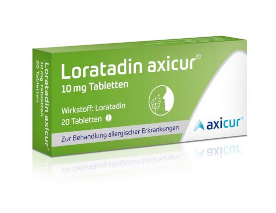 Loratadin axicur 10 mg Tabletten