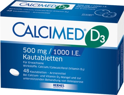 CALCIMED D3 500mg/1000 I.E.