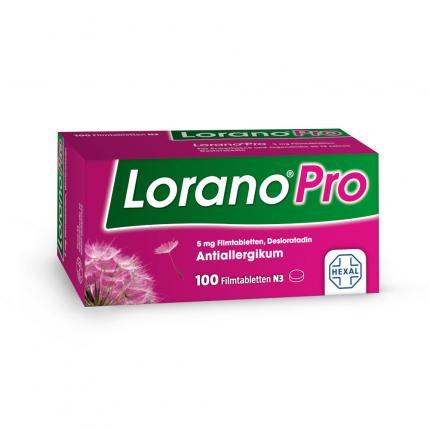 Lorano Pro bei Allergie – Die Allergietabletten für alle Heuschnupfen-Symptome