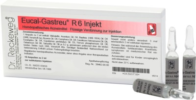 EUCAL Gastreu R 6 Injekt Ampullen