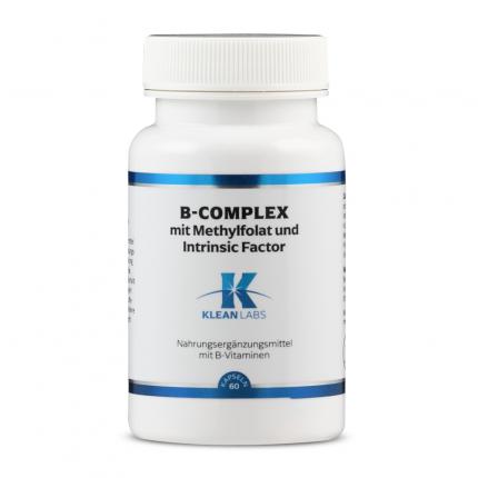 KLEAN LABS B-COMPLEX mit Methylfolat und Intrinsic Factor