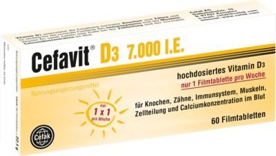 Cefavit D3 7.000 I.E. Filmtabletten