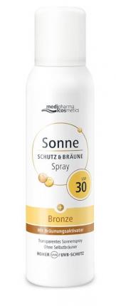 medipharma cosmetics Sonne SCHUTZ &amp; BRÄUNE LSF 30 Aerosol-Spray