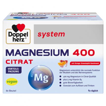 Doppelherz system MAGNESIUM CITRAT 400