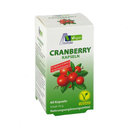 Avitale CRANBERRY VEGAN Kapseln 400 mg