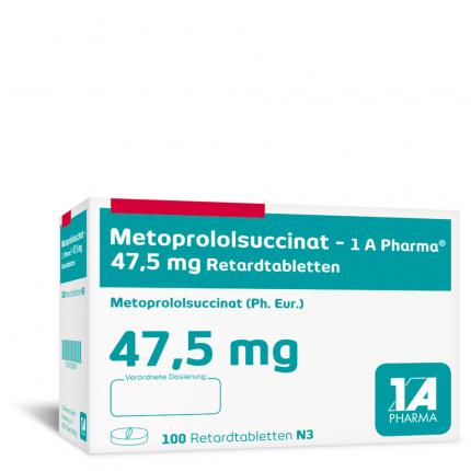 Metoprololsuccinat 1A Pharma 47,5mg
