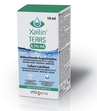 Xailin TEARS 0,1% HA Augentropfen