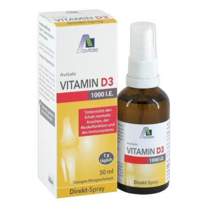 avitale VITAMIN D3 1000 I.E. Direkt-Spray