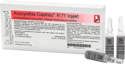 ACOCYNTHIS Gastreu R 71 Injekt Ampullen