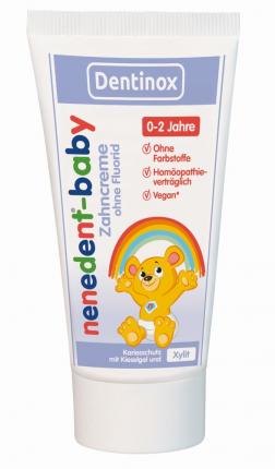 Dentinox nenedent-baby Zahncreme ohne Fluorid