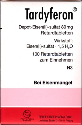 Tardyferon Depot-Eisen(II)-sulfat 80mg