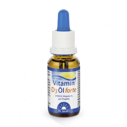 Dr. Jacob&#039;s Vitamin D3 Öl forte 2000 IE