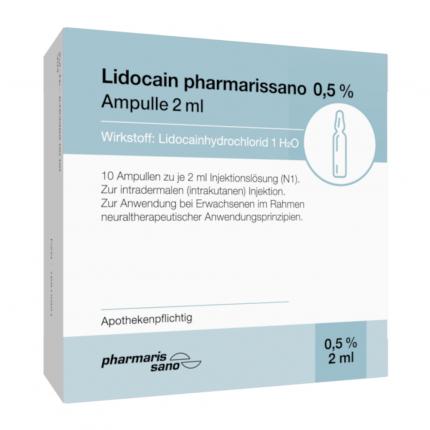 Lidocain pharmarissano 0,5% Ampulle 2 ml