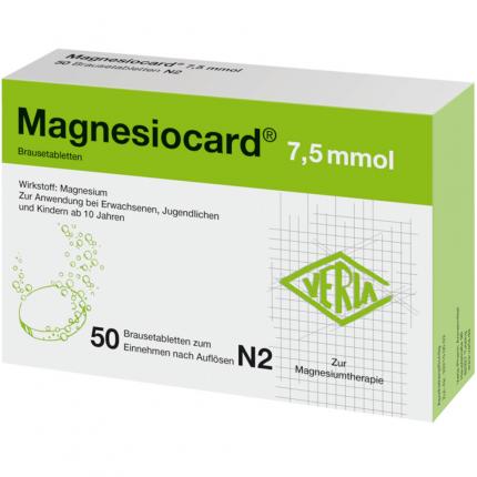 MAGNESIOCARD 7,5 mmol Brausetabletten