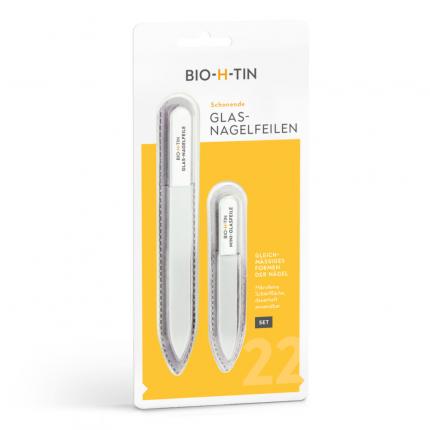 BIO-H-TIN Schonende Glas-Nagelfeile Set