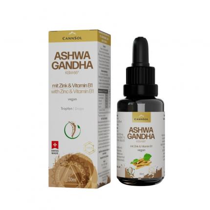 CANNSOL ASHWAGANDHA mit Zink &amp; Vitamin B1